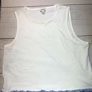 J Crew Peplum Top Size Large